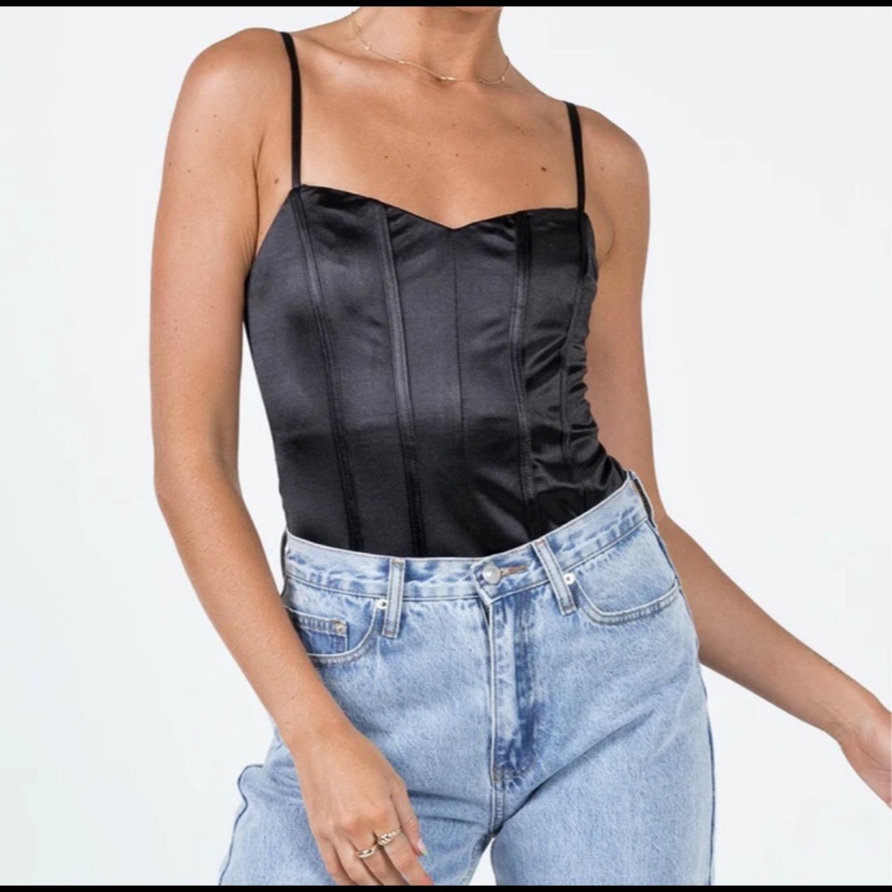 Black Princess Polly Bodysuit: Size 6
